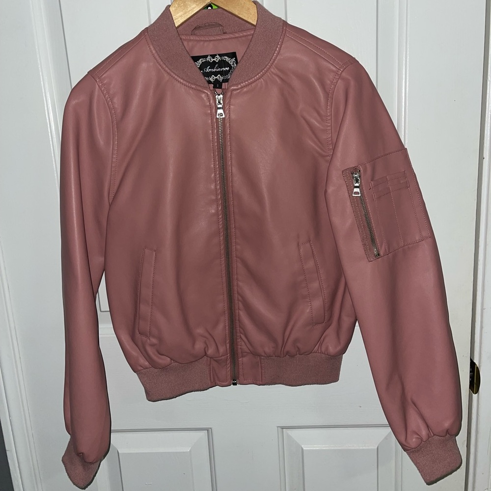 AMBIANCE BOMBER JACKET- Pink - Small